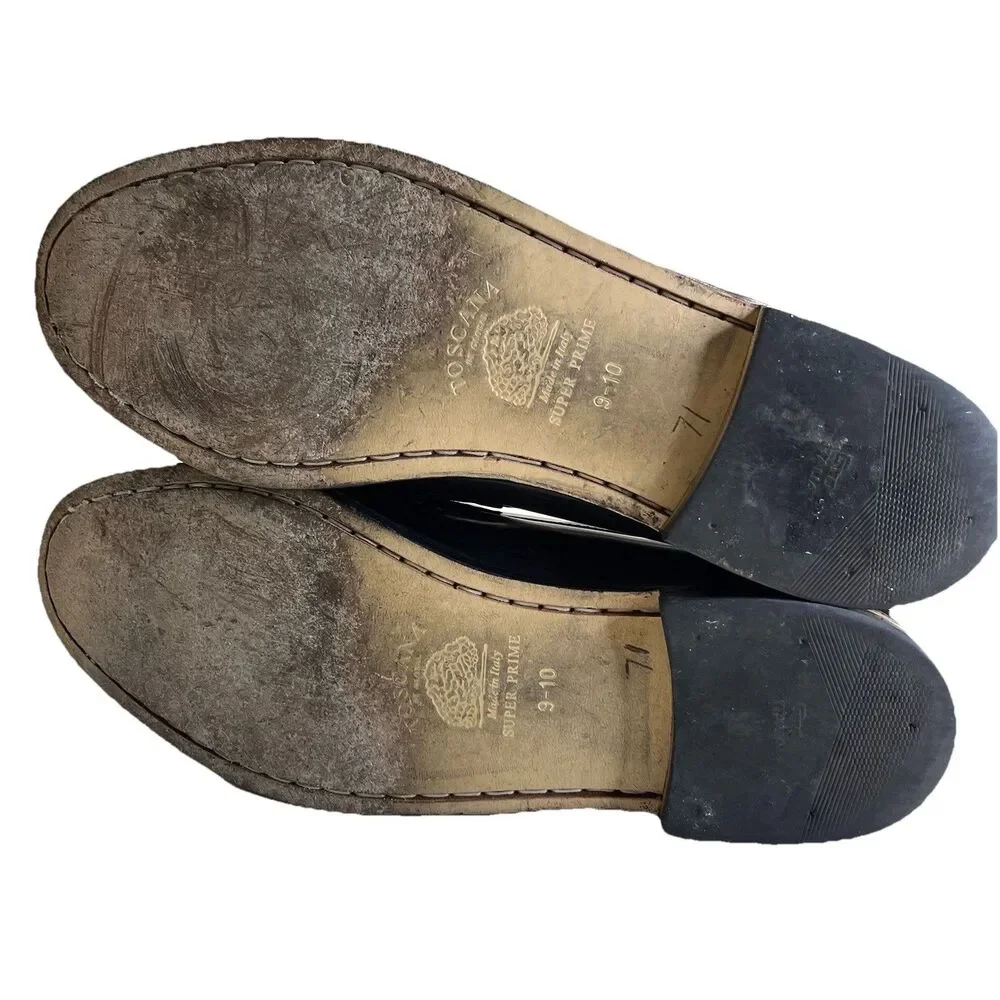 Allen Edmonds Walden X Toscana Loafers Men Sz 12D Dress Shoes Sole Italy